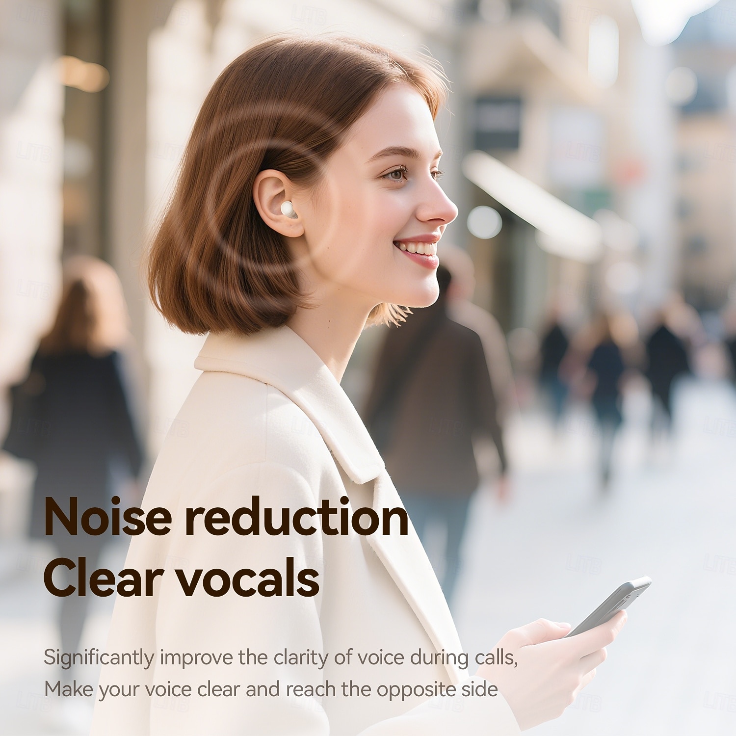 Usynlige søvnørepropper for sidesovere, 2 par trådløse hodetelefoner i ett ladeetui, ultratynne mini Bluetooth-ørepropper for små ører, støydemping, LED-strømdisplay for iPhone og Android 2026 - $32.99 –P6