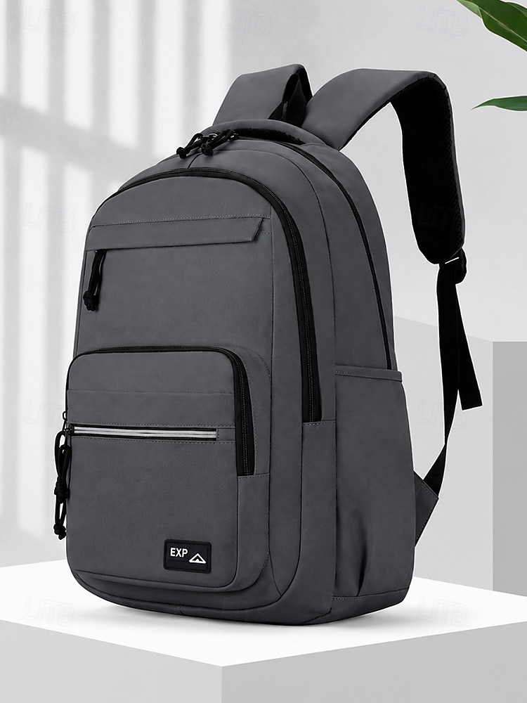 Vattentät nylonryggsäck för män, stor kapacitet med flera fack och laptopväska med bagagerem, reseryggsäck för gymnasiet, affärspendling, dagligt bruk 2026 - $29.99 –P3