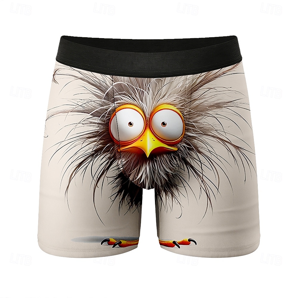 Homme Animal Dessin animé Poussin Boxers extensibles Caleçons de Bain Shorts de bain boxeur Drôle Occasionnel Maison Vacances à la Plage Ceinture Élastique Évacuation de l'humidité Sous-vêtements de 2026 ? $16.99 –P1