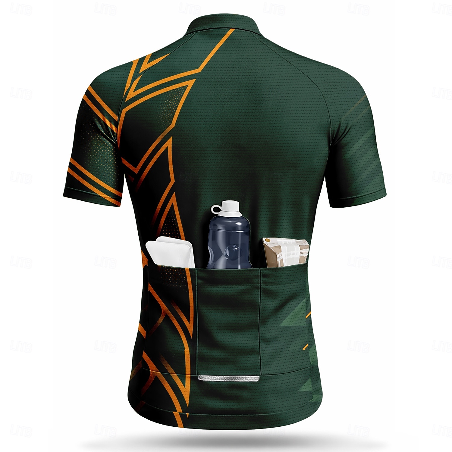 Da uomo Maglia da Ciclismo Geometrico Manica Corta Bicicletta Maglia Top con 3 tasche posteriori Resistente ai Raggi UV Asciugatura Rapida Con tasche Cerniera Frontale Gli sport Blu Rosso Verde del 2026 a $28.99 –P2