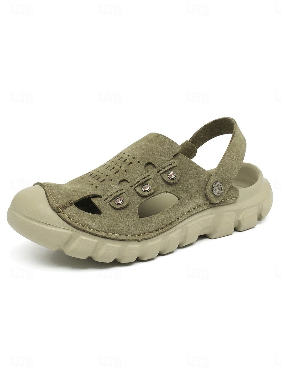 Men's Tan Fisherman Sandals - Breathable Cutout Comfort Summer Shoes - Casual Island & Cruise Footwear for Vacation Travel, Deck Walking and Warm-Weather Leisure 2026 - $46.99 –P7