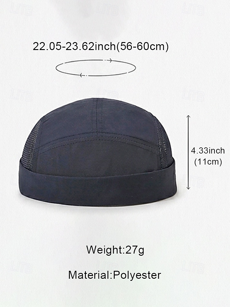 herr snabbtorkande polyester justerbar solskyddsmössa, flerfärgad andningsbar utomhushatt för strandsemester, avslappnad vardag &sportaktiviteter 2026 - $11.99 –P12