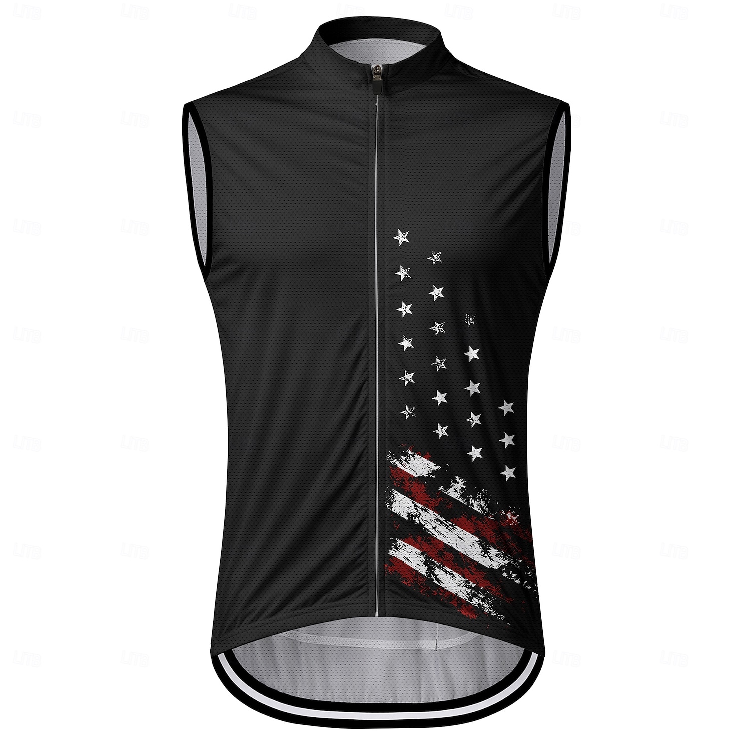 America's 250th Anniversary Men's Cycling Vest Cycling Jersey American / USA National Flag Sleeveless Bike Vest / Gilet Jersey Top with 3 Rear Pockets Quick Dry Back Pocket Moisture Wicking Breathable 2026 - $30.99 –P1