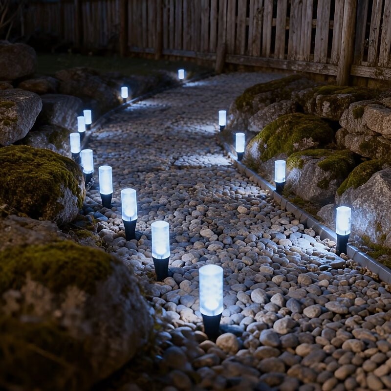 Outdoor Solar Lights Colorful LED Icicle Garden Stake Lights, IP65, Warm Glow Landscape Lighting, Ideal for Courtyards, Lawns, Patios, Walkways, Fences, And Party Decorations Lighting  10led / 20led 2026 - $35.99 –P11