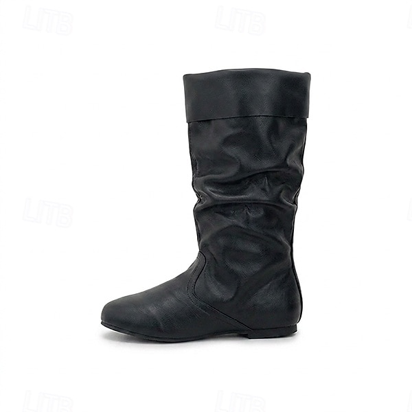 Średniowieczne Renesansowa Obuwie Obuwie do kolana Płaskie buty jazzowe Pirat Wiking Krzyżowiec Strój na bal maskowy Męskie Dla obu płci Celtyckie Piracki Halloween Bal maskowy Impreza / Wieczór LARP 2026 - $95.99 –P7
