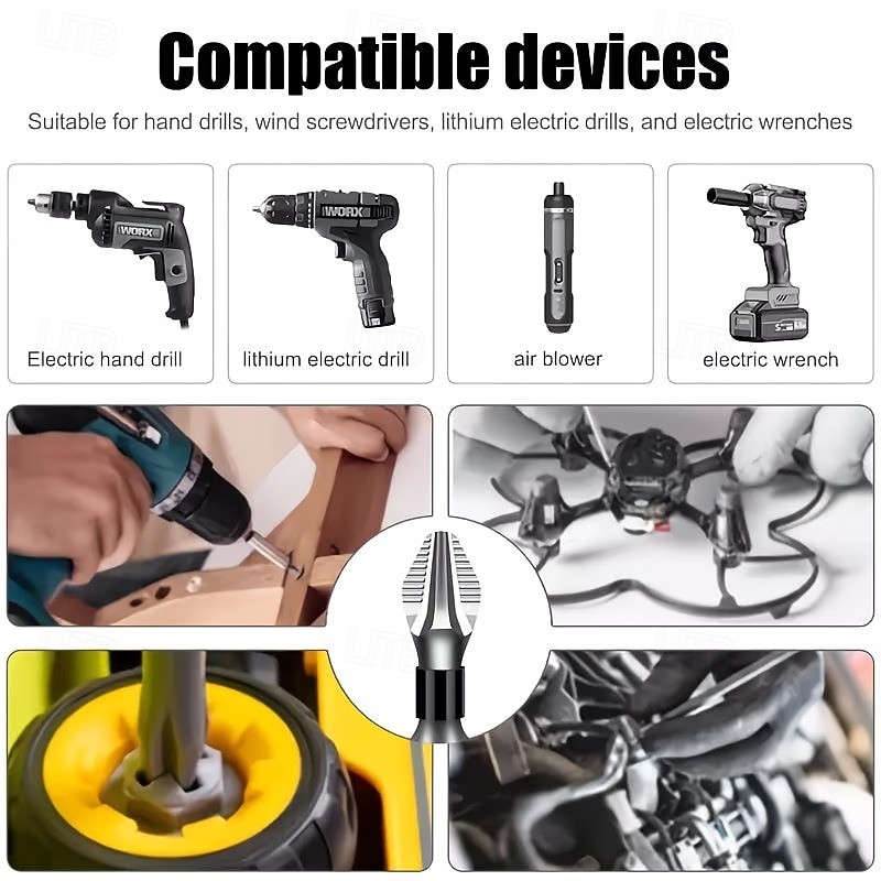 15pcs K5 Anti-Slip Shock-Resistant Threaded Drill Bit Set, Suitable for Electric Screwdrivers, High Hardness, Anti-Slip, Shockproof Magnetic Drill Bits, Compatible with Electric and Manual Drills 2026 - $13.99 –P8