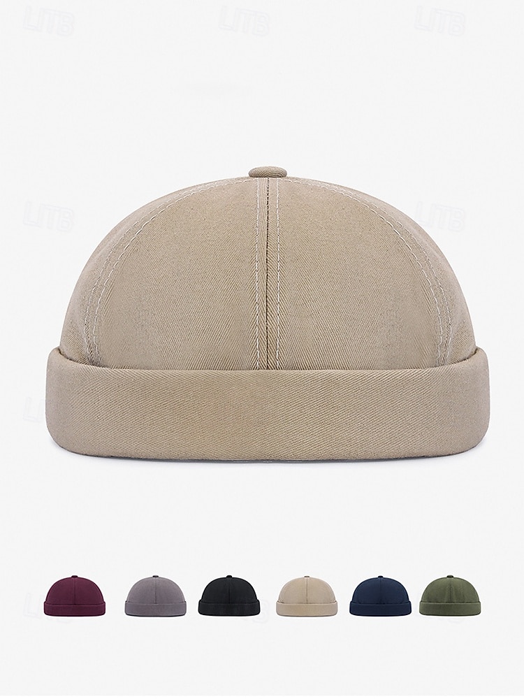 Bonnet en coton sans visière pour homme, bonnet ajustable multicolore idéal pour la pêche, les voyages et les loisirs au quotidien. de 2026 ? $11.99 –P5