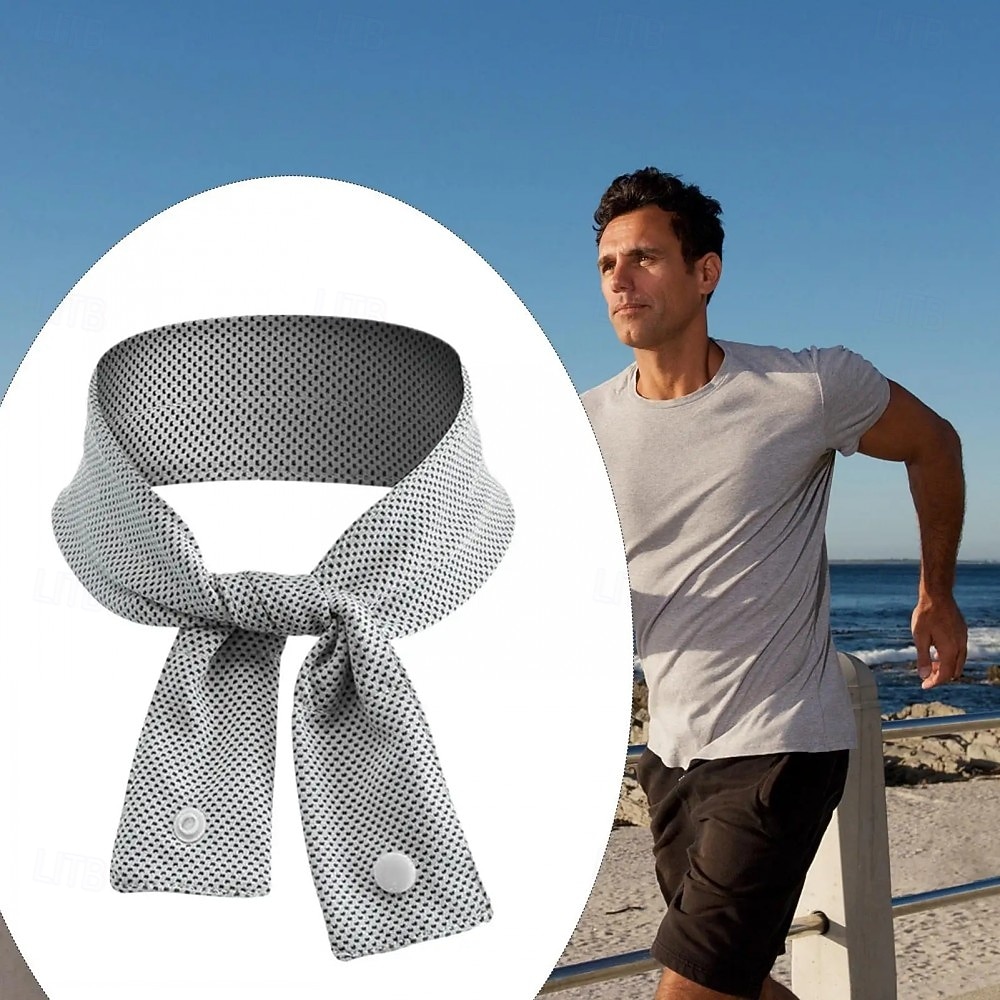 Reusable Cooling Ice Scarf Ice Scarf with A Natural Cool Feeling Sweat-wiping Towel Outdoor Ice Belt Sports Headscarf Cooling Cold Towel Outdoor Running Cycling Bandana 2026 - $13.49 –P5