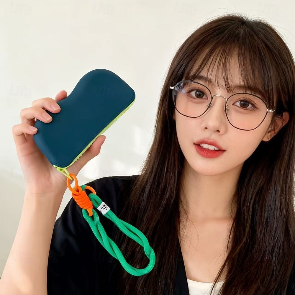 Portable Silicone Eyeglass Case Sunglasses Protective Pouch, Waterproof Glasses Storage Bag, Hard Coin Purse for Women and Girls, Travel Eyewear Holder, Sunglasses Wallet 2026 - $18.99 –P1