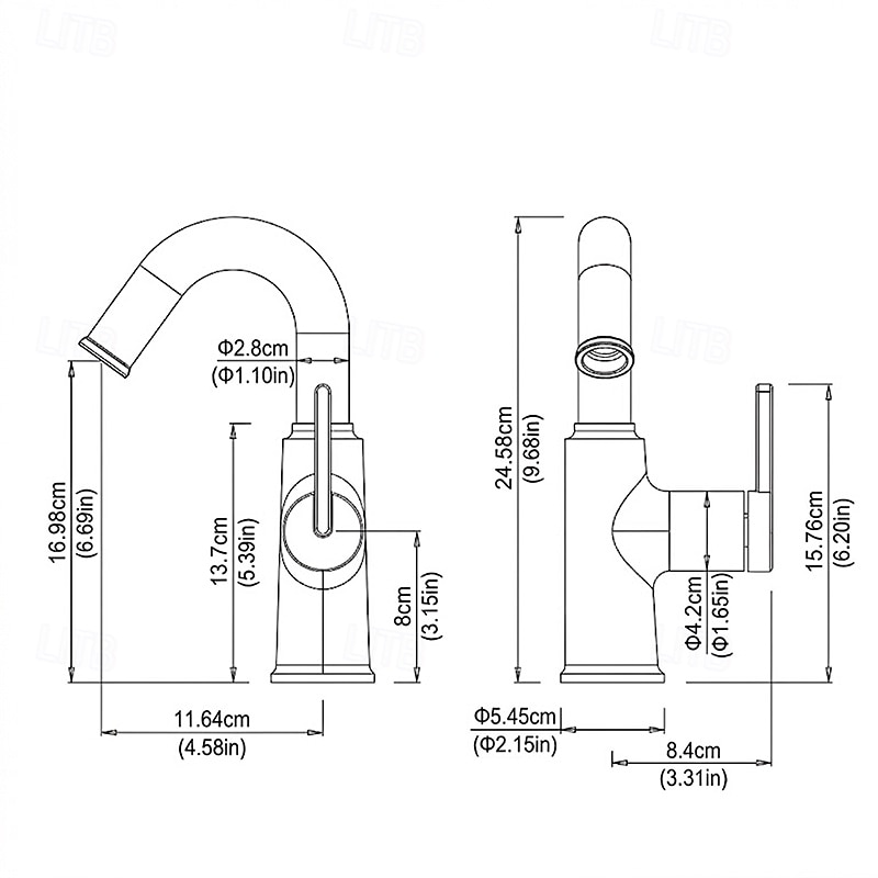 Bathroom Sink Faucet - Classic Painted Finishes Centerset Single Handle One HoleBath Taps 2026 - $189.99 –P1