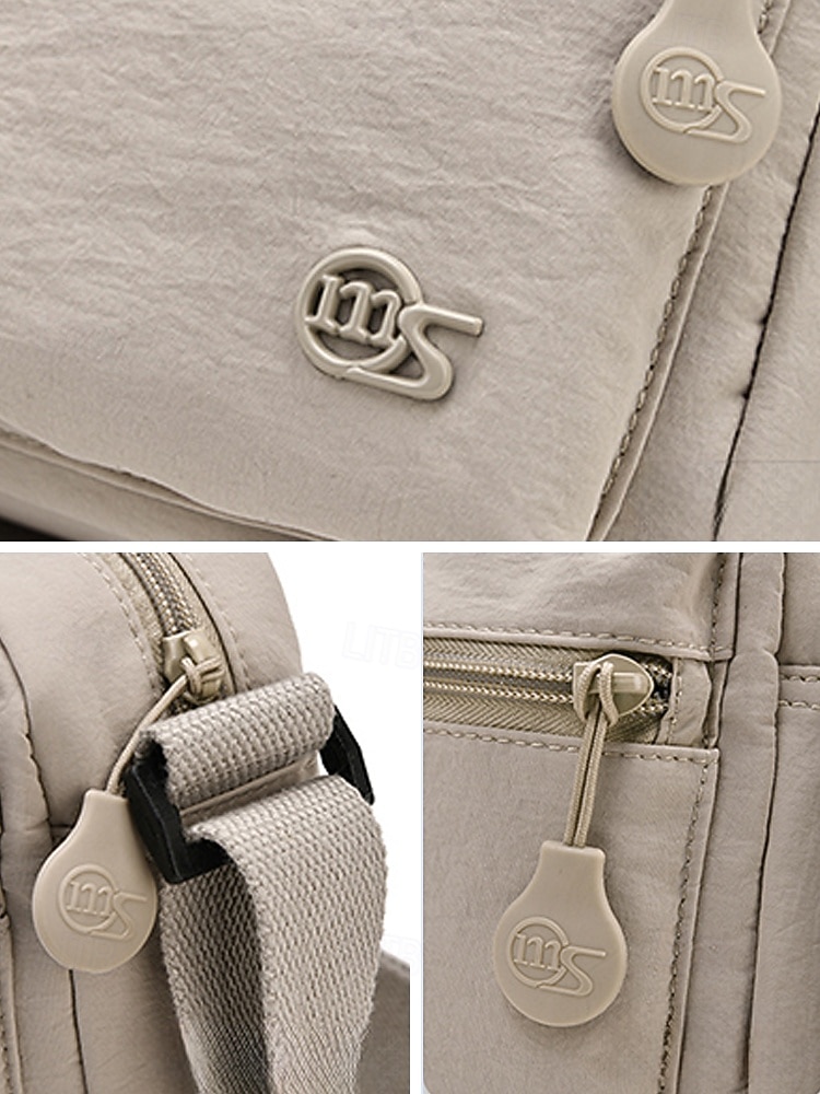 Borsa a tracolla da donna in nylon impermeabile, borsa da viaggio capiente e multicolore con molteplici tasche, tracolla regolabile, ideale per le vacanze e per tutti i giorni. &sport all'aria aperta del 2026 a $14.99 –P8