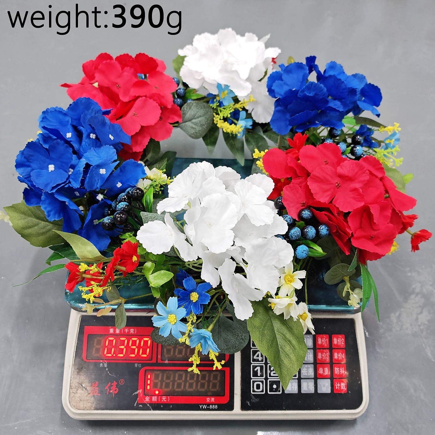 Patriotic Wreath for Front Door 22 Inch 4th of July Red White and Blue Wreaths 250 Anniversary USA Outdoor Decorations America Summer Wreath with Hanger for Home Party Gift 2026 - $30.99 –P11