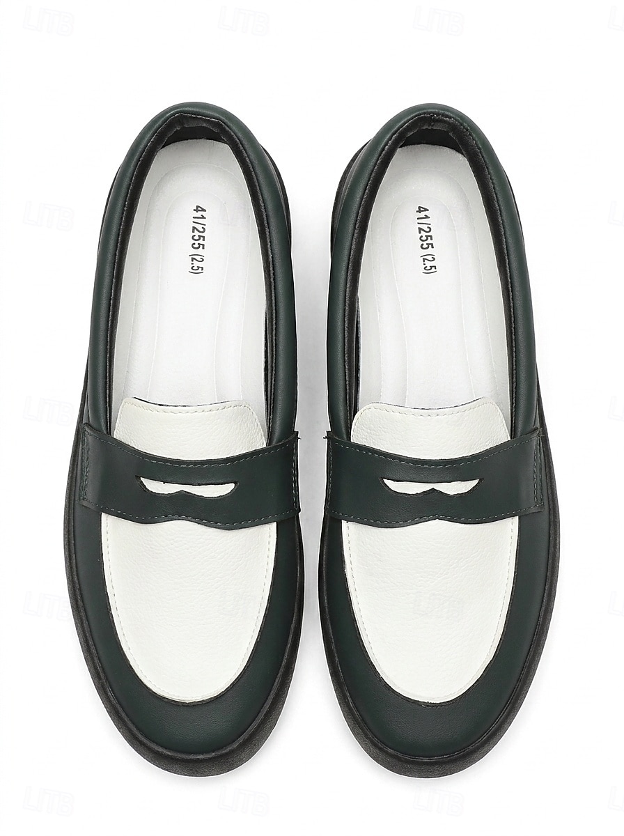 Men's Green Slip-On Loafers, Soft Comfortable Casual Resort Shoes for Outdoor Resort, Vacation Evenings, Smart Casual Wear and Holiday Outfits 2026 - $42.99 –P4