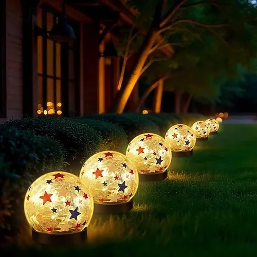 2 Pièces 2 W Lumières solaires LED Lumières de Chemin & Lanternes Lumières de Sculpture & Paysage Multifonction Alimenté par énergie solaire Mignon Blanc Chaud 3.7 V Éclairage Extérieur Cour Jardin 20 de 2026 ? $26.99 –P1