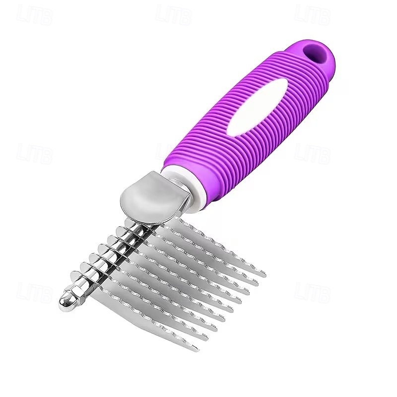 Pente desembaraçador para pelos de animais de estimação, com lâminas longas e seguras para cães e gatos, ideal para desembaraçar pelos emaranhados ou com nós na pelagem interna. de 2026 por $16.99 –P6