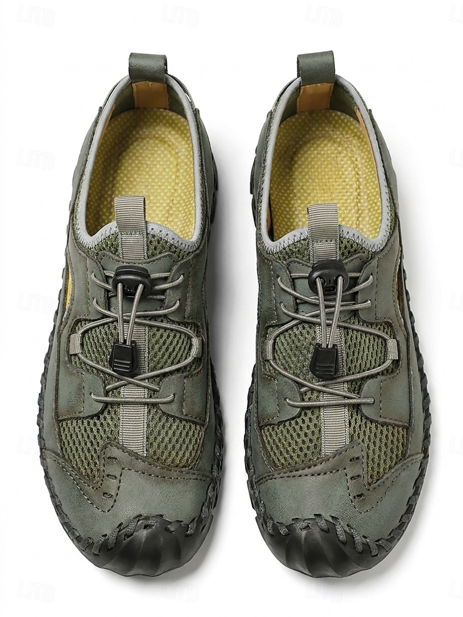 Men's Green Casual Beach Shoes Lightweight Breathable Comfort Walking Footwear for Beach Vacation, Tropical Travel, Seaside Leisure and Warm Weather Wear 2026 - $42.99 –P4
