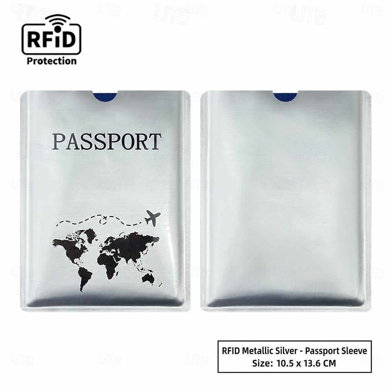 Lot de 100 pochettes anti-RFID, protège-cartes de crédit ou pochettes pour passeport, protection contre le vol d'identité en voyage, porte-cartes fin et coloré pour portefeuille, protection antivol de 2026 ? $13.99 –P6