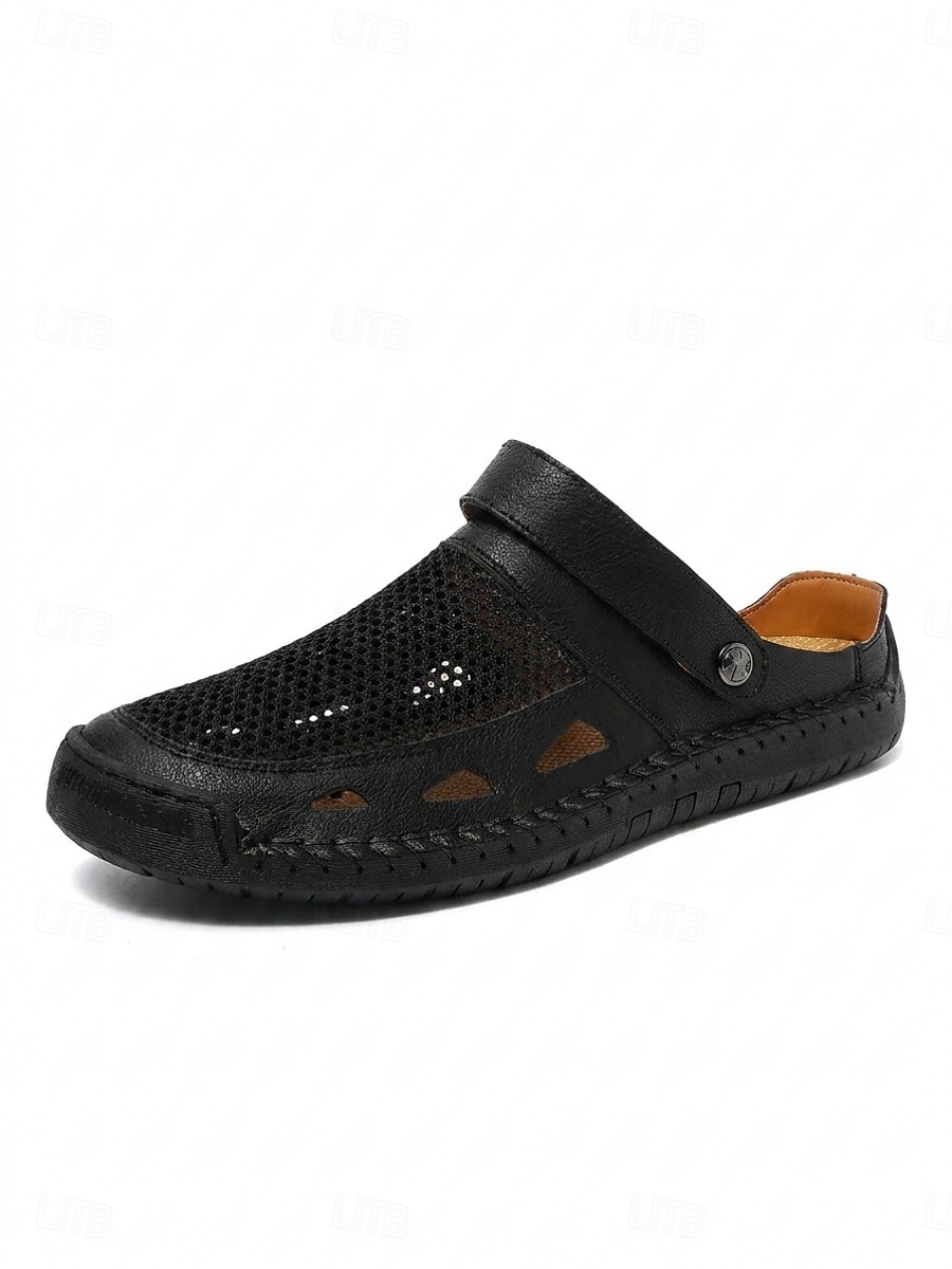 Men's Slip-On Clog Sandals Breathable Cutout Comfort Mule Shoes Casual Lightweight Footwear for Outdoor Resort, Garden Leisure, Travel and Everyday Summer Wear 2026 - $34.99 –P4