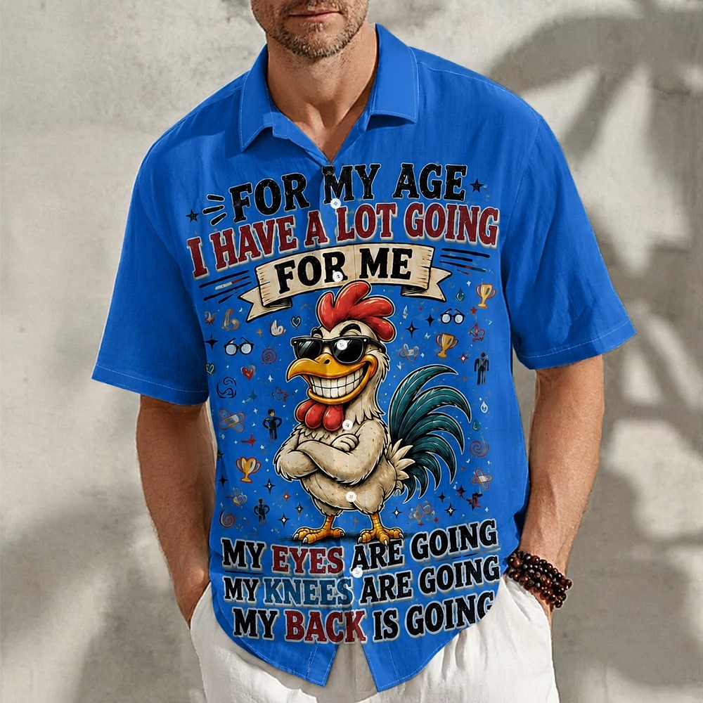 Hombre Pato Argot divertido animales de dibujos animados Camisa Camisa de verano Abotonar la camisa Manga Corta Irónico Gracioso Diario Exterior Vacaciones Verano Primavera Cuello Vuelto Impresión 3D 2026 - $25.99 –P2