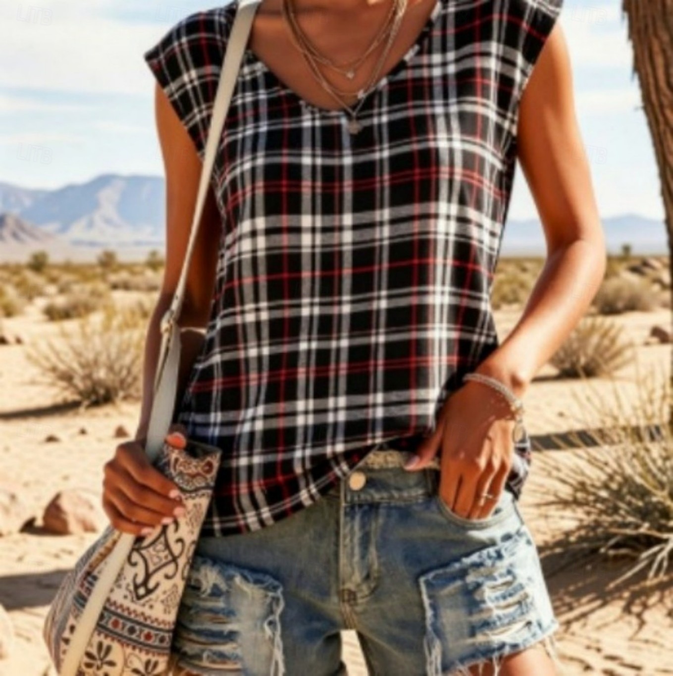 Women's Cold Shoulder Tops T Shirt Summer Tops Tank Graphic Striped Geometry Elegant Vintage Sleeveless V Neck Long Tops Casual Blue White / Pink Black Red Summer Spring Fall Winter 2026 - $19.99 –P4