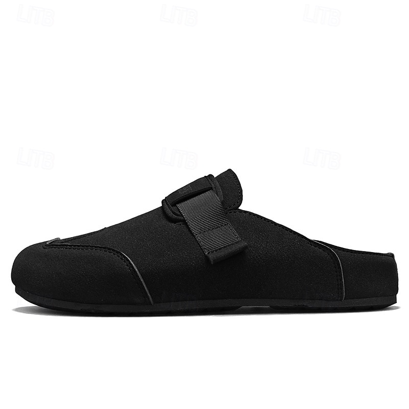 herrsandaler med stängd tå, slip-on-skor med justerbar rem, bekväma sommarskor för stranden, resorten, vardagsbruk 2026 - $32.99 –P10