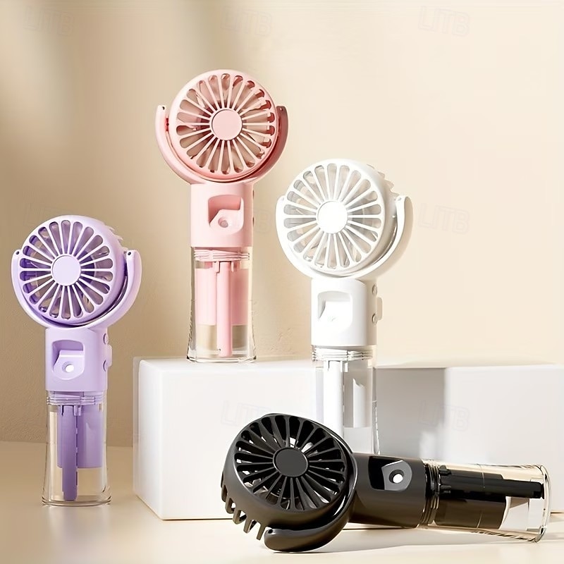 Handheld Spray Fan Desktop Humidifying Fan Outdoor Portable Handheld Fan Small Spray Fan with 4-Speed Adjustment 2026 - $19.99 –P1