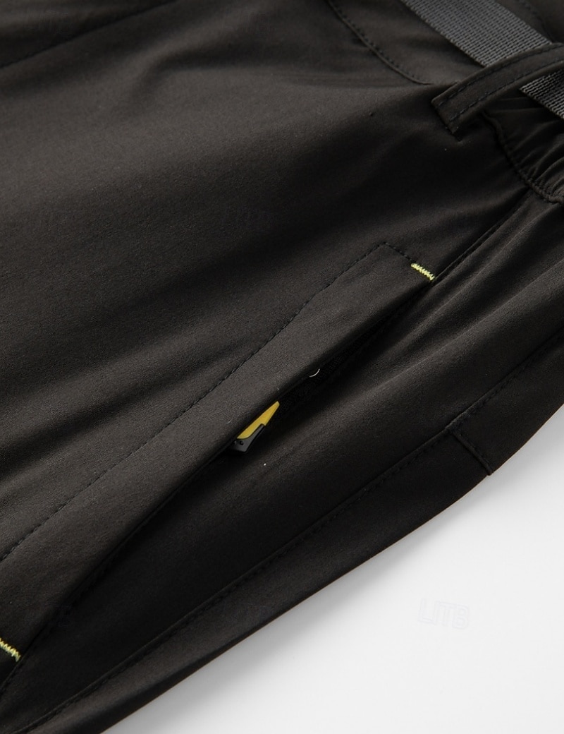 Herr Långbyxor Taktiska byxor Casual byxor Vandringsbyxor Utomhusbyxor Ficka Konvertibel Ensfärgat Vattentät Snabb tork Dagligen Utomhus Helgdag Streetwear Stylish Kaki Svart Oelastisk 2026 - $39.99 –P16
