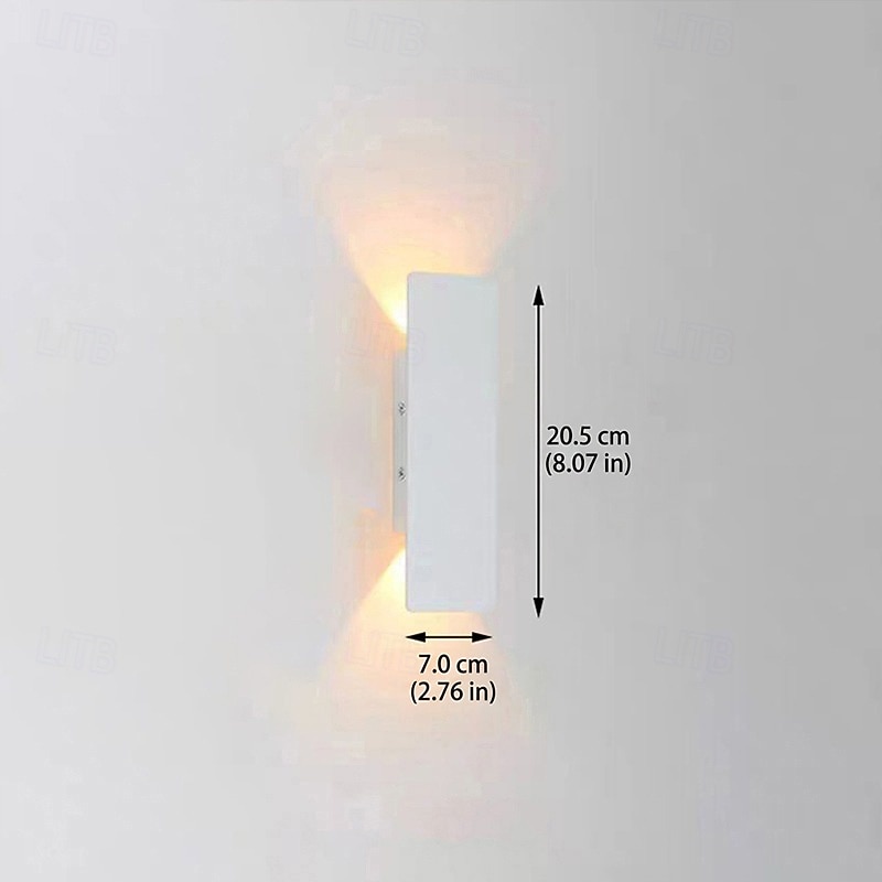 Outdoor Modern Nordic Style Outdoor Wall Lights Living Room Outdoor Aluminum Wall Light IP54 110-120V 220-240V 18 W 2026 - kr.1094 –P5