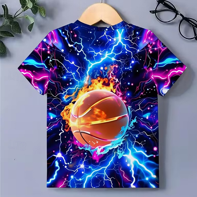 Dla chłopców 3D Graficzny Piłka nożna Koszulki piłkarskie Podkoszulek T-shirt Krótki rękaw Druk 3D Lato Wiosna Sport Moda Moda miejska Dzieci 4-12 lat Półgolf Codzienny Na zewnątrz Regularny 2026 - $13.49 –P10