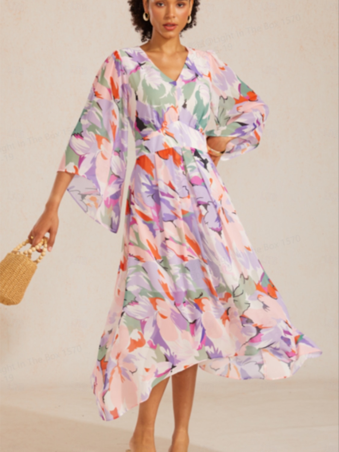 Spring Blooms Flowy Chiffon  Maxi Dress 2026 - $125.99 –P1