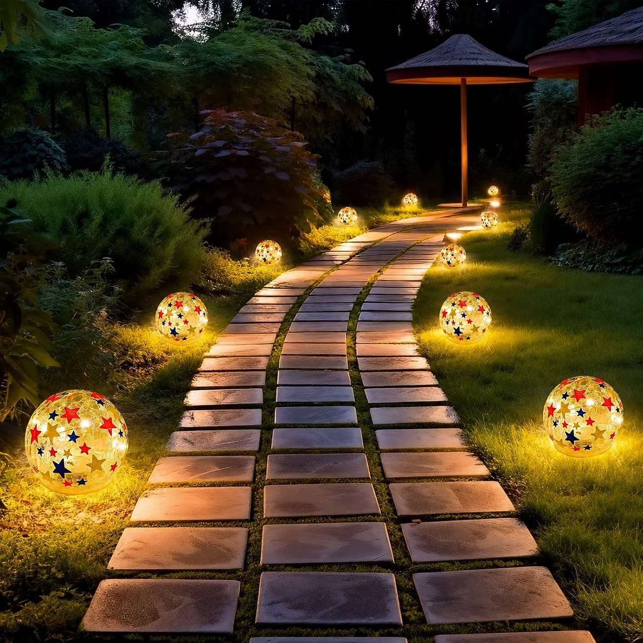 2 Pièces 2 W Lumières solaires LED Lumières de Chemin & Lanternes Lumières de Sculpture & Paysage Multifonction Alimenté par énergie solaire Mignon Blanc Chaud 3.7 V Éclairage Extérieur Cour Jardin 20 de 2026 ? $26.99 –P2
