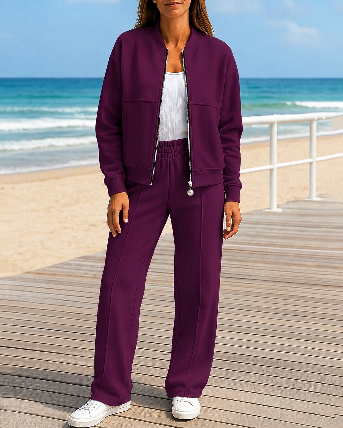 Per donna Abiti da 2 pezzi Tuta da ginnastica lounge Tasca Tinta unita Completo Abbigliamento Autunno Nero Bianco Spandex All'aperto Viaggio Sportivo Traspirante Manica Lunga Sport Abbigliamento del 2026 a $46.99 –P7