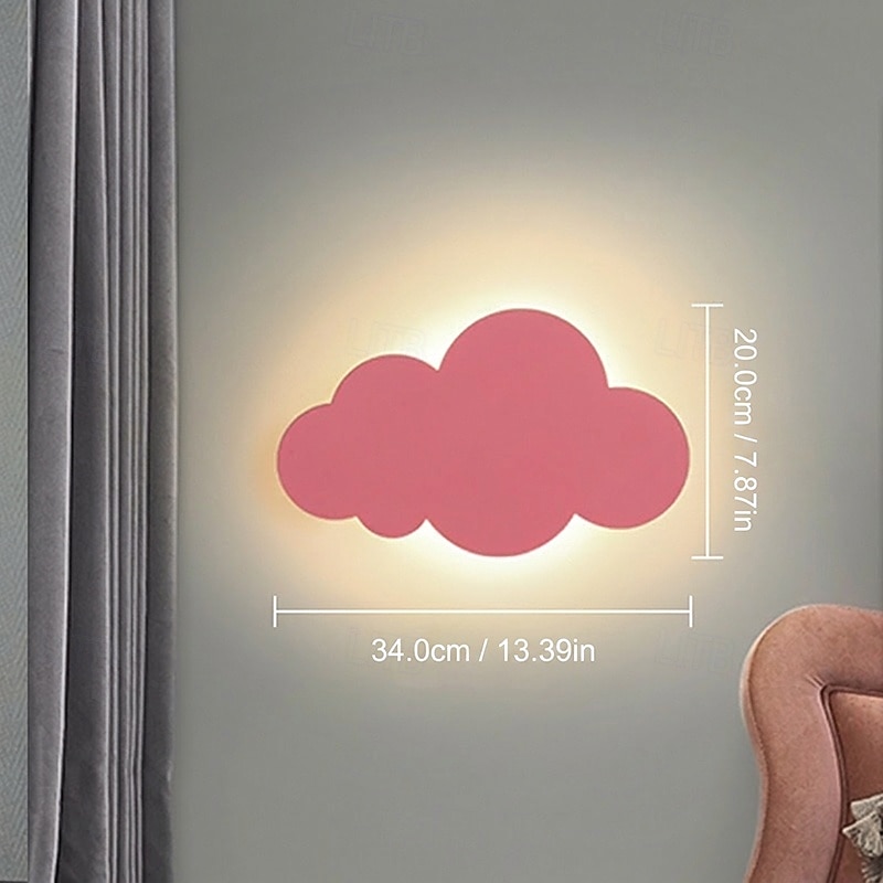 arandelas de parede de berçário nuvem branca luz noturna para berçário forma de nuvem todas as luminárias para quarto de 2026 por $122.99 –P1