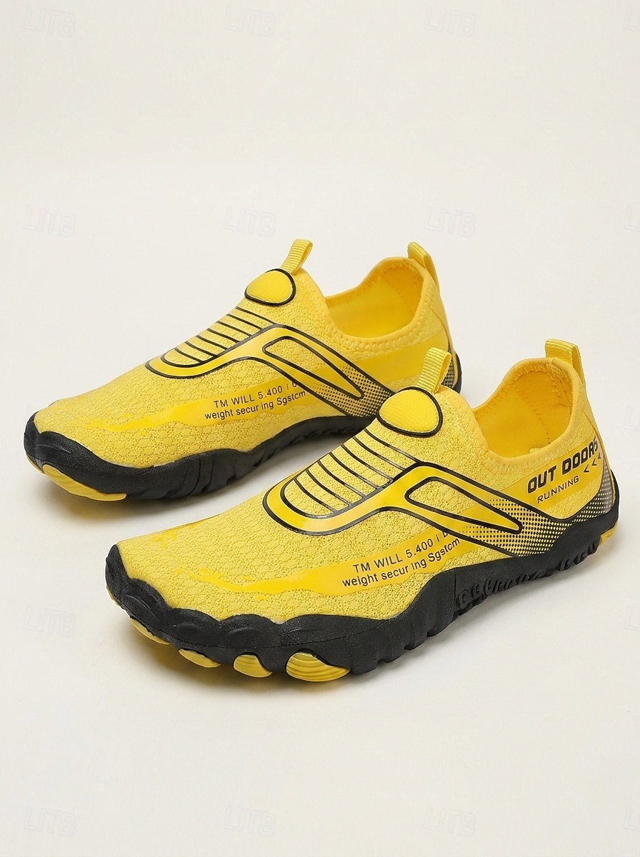 Chaussures aquatiques jaunes pour hommes - baskets minimalistes à séchage rapide - chaussures d'extérieur respirantes et antidérapantes pour les activités nautiques, les promenades sur la plage, la natation et les voyages de vacances de 2026 ? $32.99 –P4
