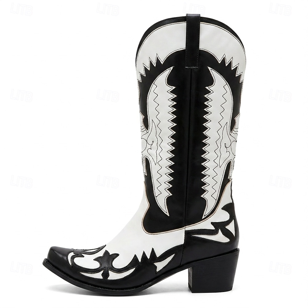 Retro / vintage Hippie 1970erne Sko Western Boot Hippie West Cowboy Kostyme Herre Dame Karneval Maskerade Feriereise Fest / aften Dagligdagstøy Voksne Sko 2026 - $74.99 –P1