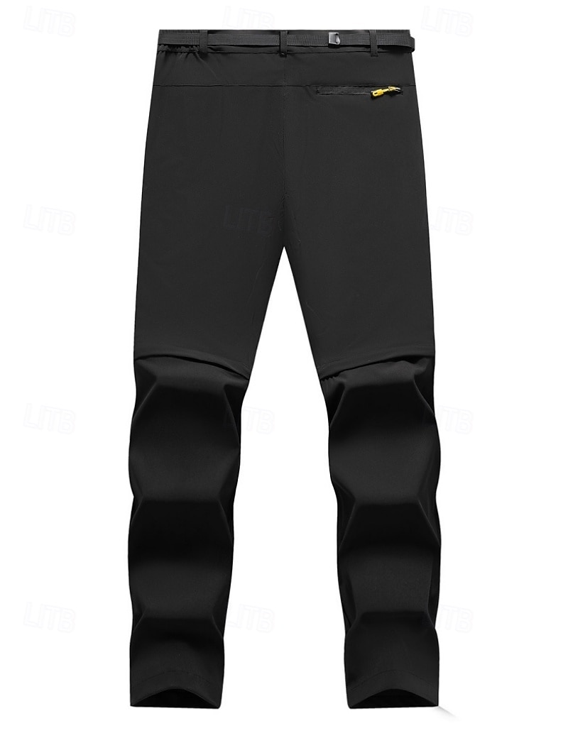 Herr Långbyxor Taktiska byxor Casual byxor Vandringsbyxor Utomhusbyxor Ficka Konvertibel Ensfärgat Vattentät Snabb tork Dagligen Utomhus Helgdag Streetwear Stylish Kaki Svart Oelastisk 2026 - $39.99 –P12
