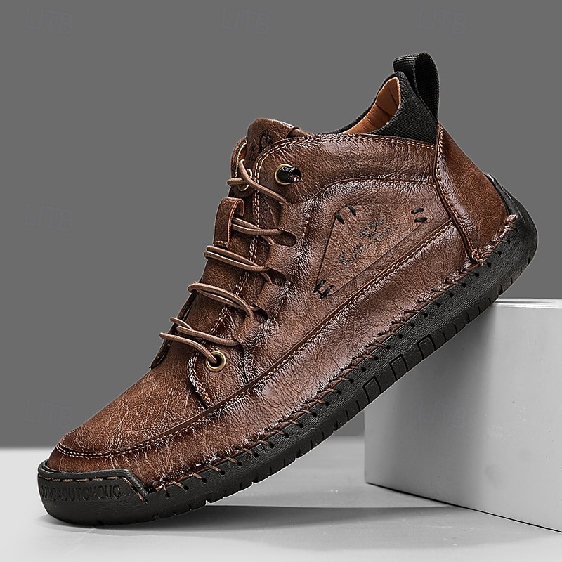 Weiße Herren-Sneaker, leichte Schnürschuhe für bequemes Gehen, ideal für Alltag, Reisen, Pendeln und einen minimalistischen, eleganten Freizeitlook. 2026 - $46.99 –P4