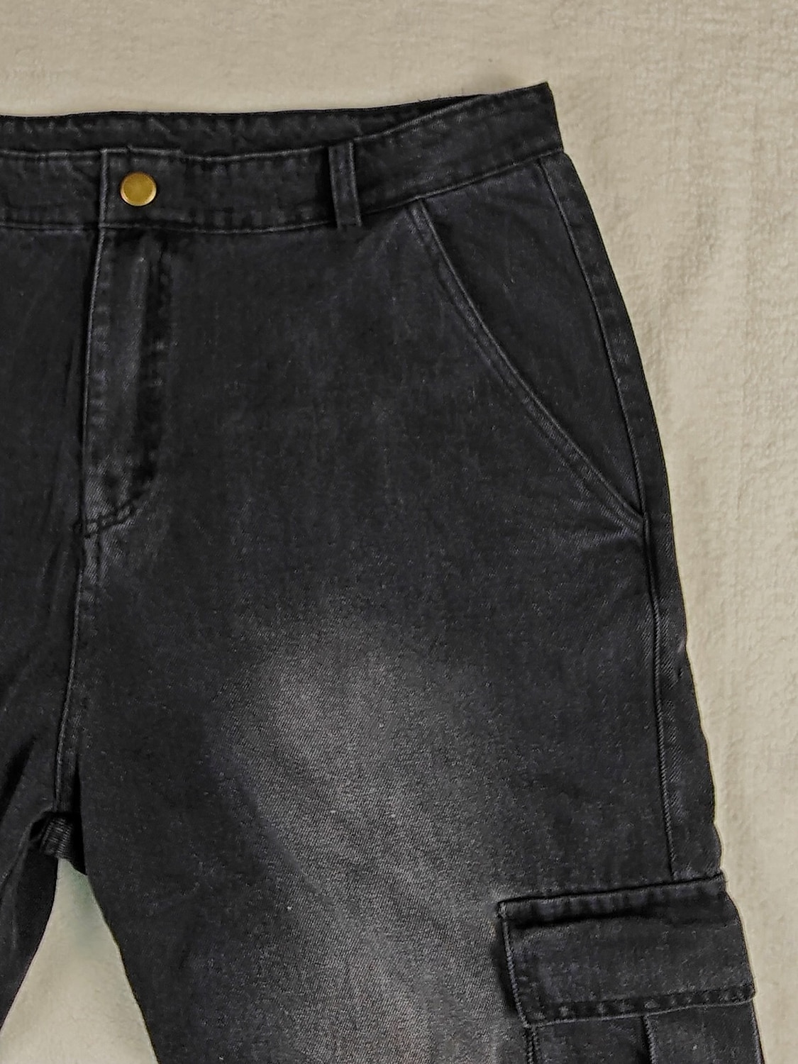 Bărbați Pantaloni Cargo Pantaloni Pantaloni casual Pantaloni din denim Multi Buzunare Picior drept Simplu Confort Lungime totală Casual Zilnic În aer liber Modă Șic Stradă Albastru piscină Negru 2026 - $33.99 –P3