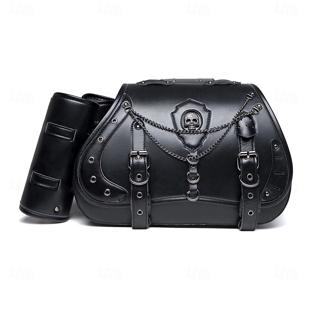 Western Retro Vintage Punk & Gothic Saddlebags Motorcycle Bag Side Bags Riders Skull Western Revival Fancy Dress Unisex Halloween Carnival Saddlebags 2026 - $154.99 –P7