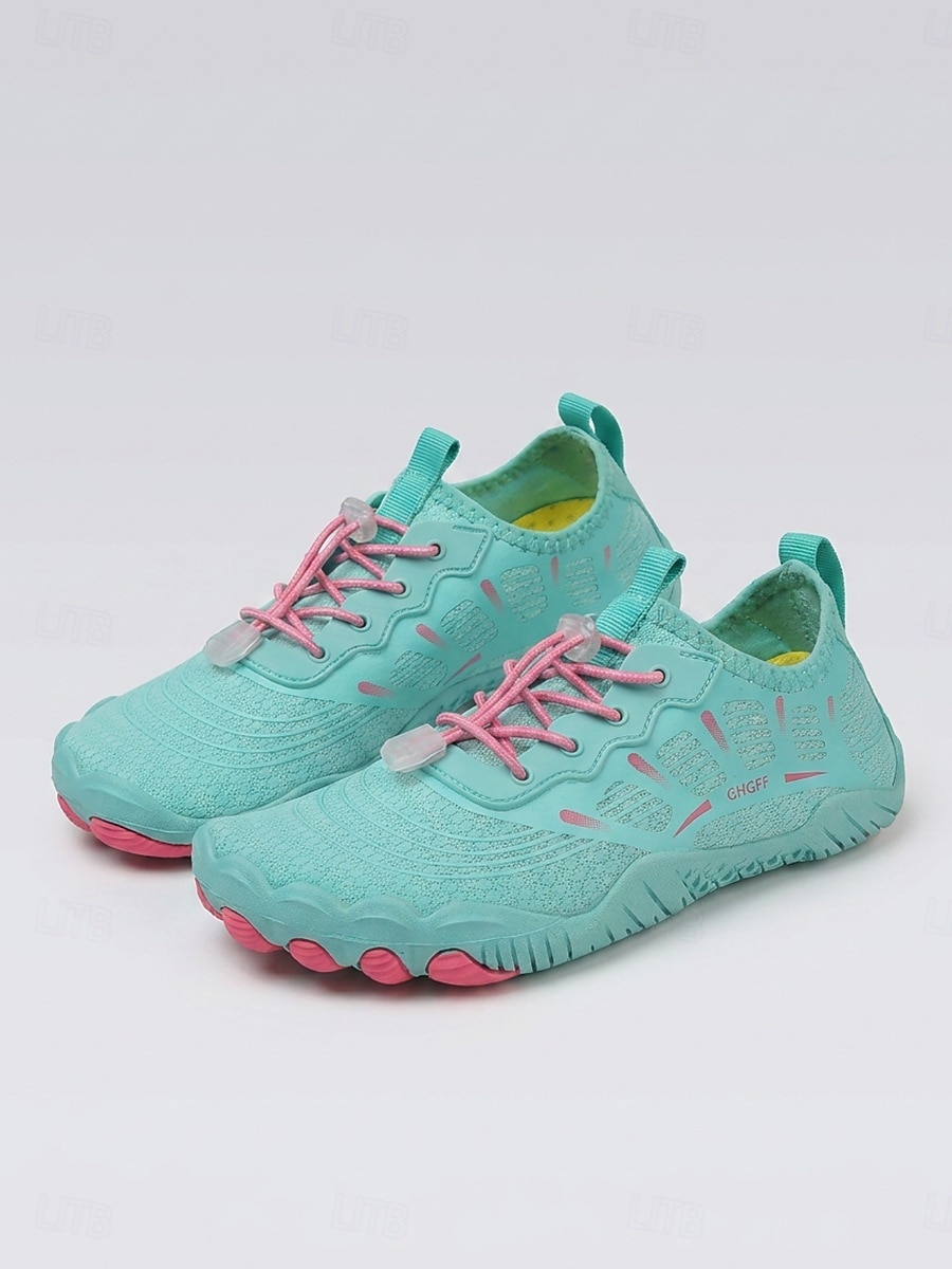Zapatillas acuáticas azules de secado rápido para mujer con cordones elásticos ajustables: calzado transpirable de ajuste ancho, antideslizante, ideal para la playa, el snorkel y la natación. 2026 - $34.99 –P3