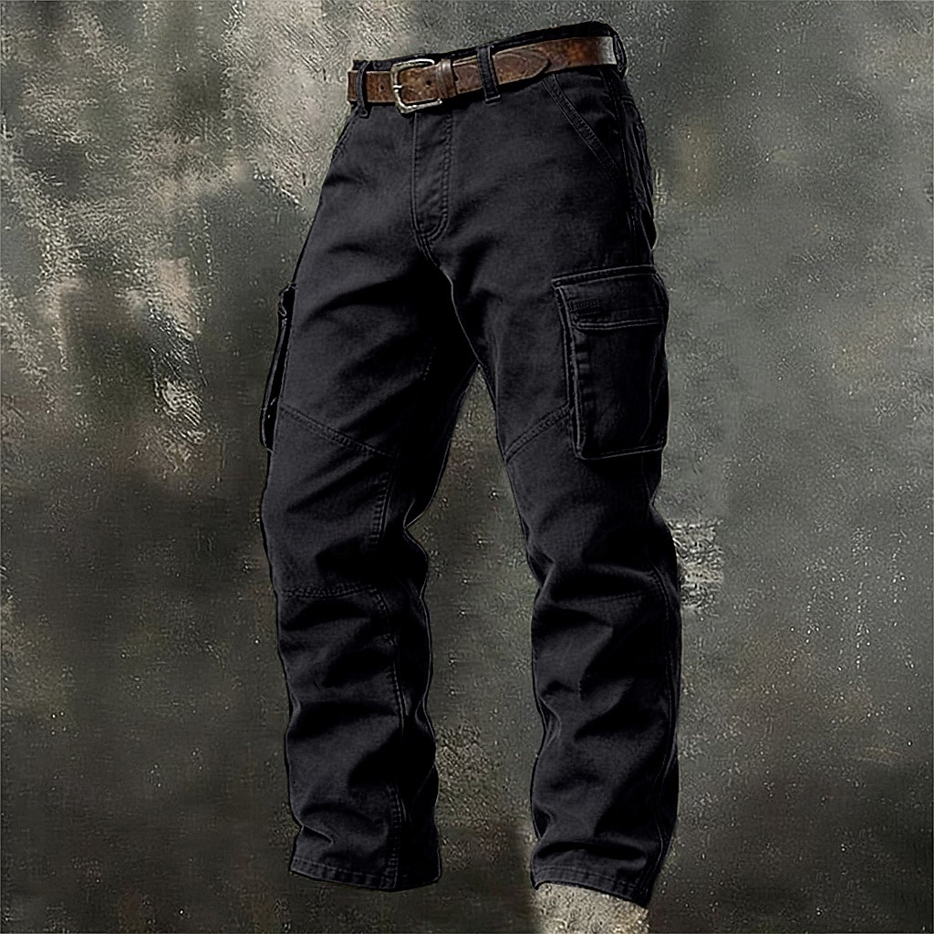 Pánské Kargo kalhoty Nákladní kalhoty Kraťasy Dağcı Pantolonu Multi kapsa Straight-Leg Bez vzoru Nositelný Odvod vlhkosti Plná délka Denní Venkovní Outdoor a turistika prázdniny Módní Vodní modr 2026 - $40.99 –P9