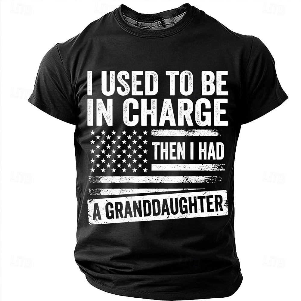 Men's I Used To Be In Charge Then I Had A Granddaughter T-Shirt, Funny Grandpa Gift Tee 2026 - $18.99 –P2