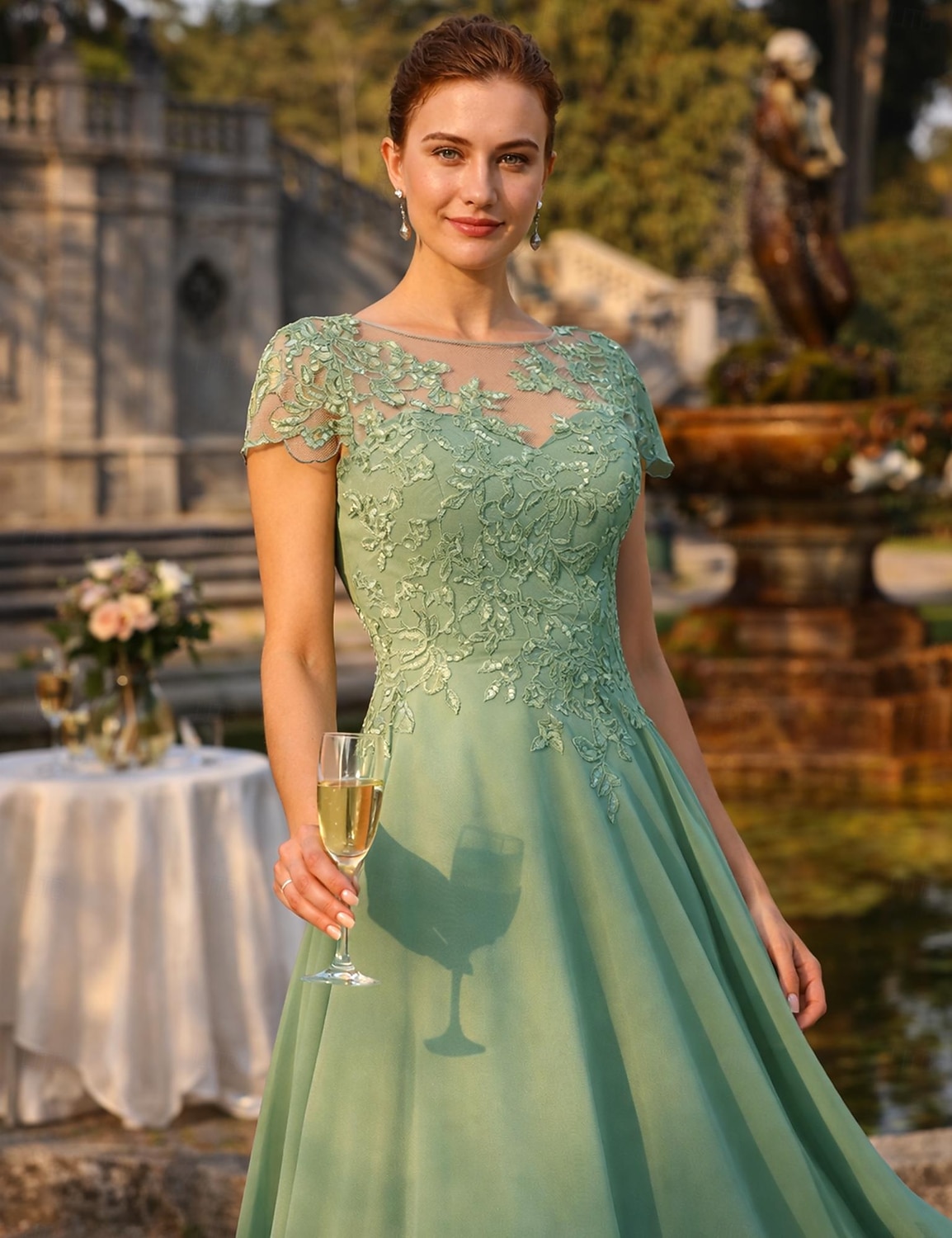 high neck wedding guest dress XEB Dresses for Women 2026 V Formal Dresses for Women Sleeveless Evening Gowns Pleated Cocktail Elegant Ruffle-Black-S : Clothing, Shoes & Jewelry Impress everyone with the spectacular beauty of this Mac Duggal 49488 Mock Neck Wedding Guest Dresses