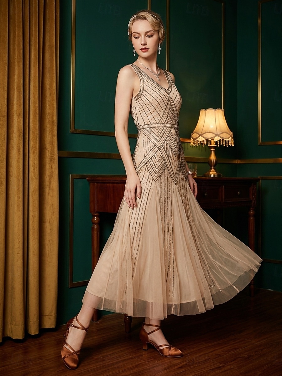 mary janes with formal dress Women's 1920s Gatsby Brown Satin Heels - Vintage Flapper Style Jane Dance Shoes Cross Ankle Strap for Roaring 20s Parties, Jazz Swing Ballroom & Retro Galas 2026 mary janes with midi dress