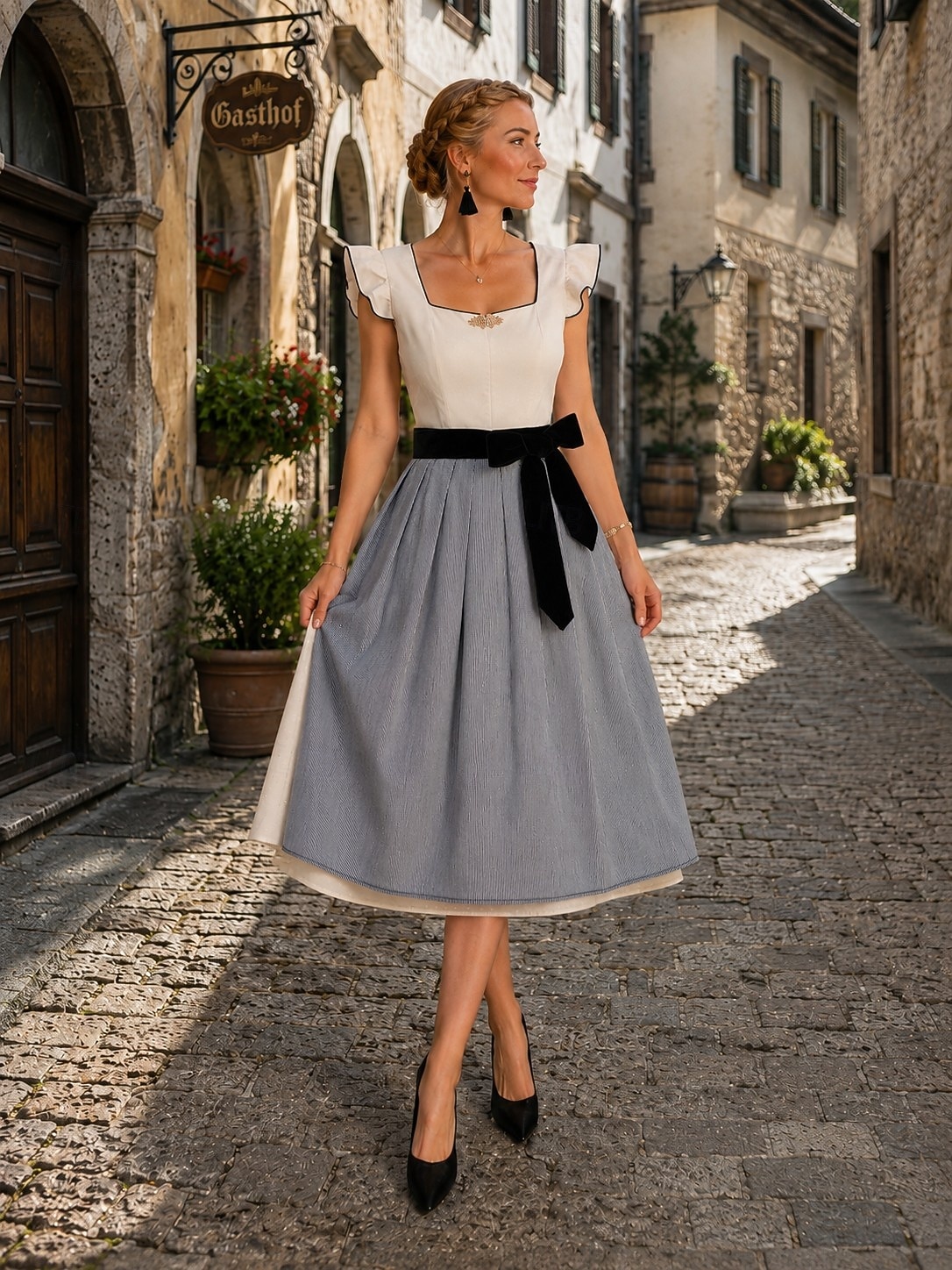 Oktoberfest Jurken Dirndl hulp in de huishouding Bavarian Duits München Weiden Dames Feest Bierfestival Doek in traditionele stijl 2026 - $68.99 –P6