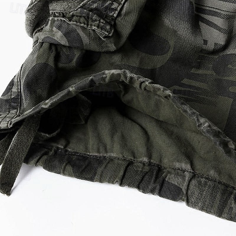 Men's Tactical Shorts Cargo Shorts Camo Shorts Shorts Buttons Multi Pocket Camo Camouflage Wearable Knee Length Outdoor Daily Camping & Hiking Fashion Classic Camouflage Blue Camouflage Gray 2026 - $30.99 –P12