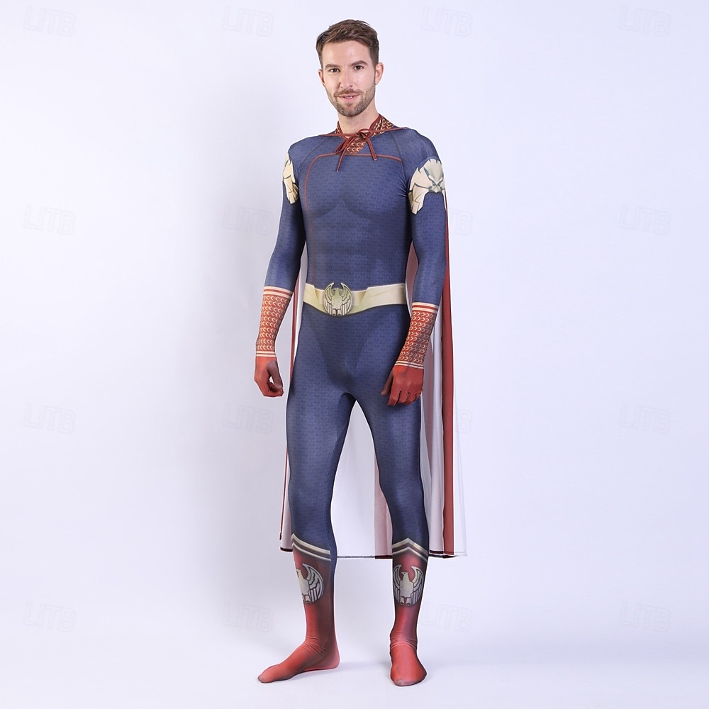 Anti-herói Super-vilão Super heroi Fantasia fantasia Fatos de Corpo Patriótico for Unisexo Crianças Adulto Dia Das Bruxas Carnaval Espetáculo Comic Con de 2026 por $48.99 –P15