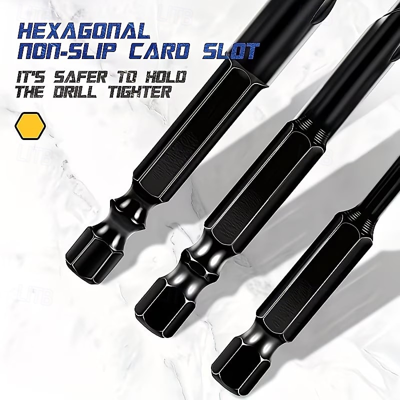 7Pcs Tungsten Carbide Drill Bits, Tungsten Carbide Tip, Hex Shank, Non-Slip Design, Suitable for Glass, Concrete, Brick, Wood, Plastic, Ceramic Tile, Mirror Drilling 2026 - $20.99 –P7