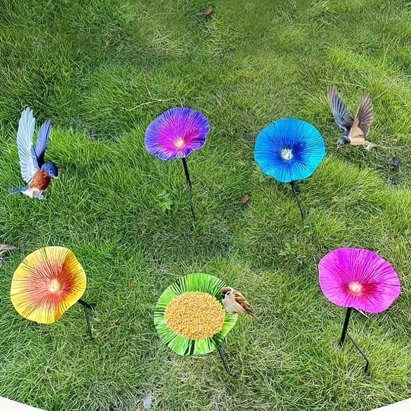 Outdoor Bird Feeding Tray, Creative Branch-Style Bird Feeder for Garden, Patio, Courtyard, or Backyard, Durable and Weather-Resistant Flower Ground Insert Ornament, Easy-to-Install 2026 - $10.49 –P5