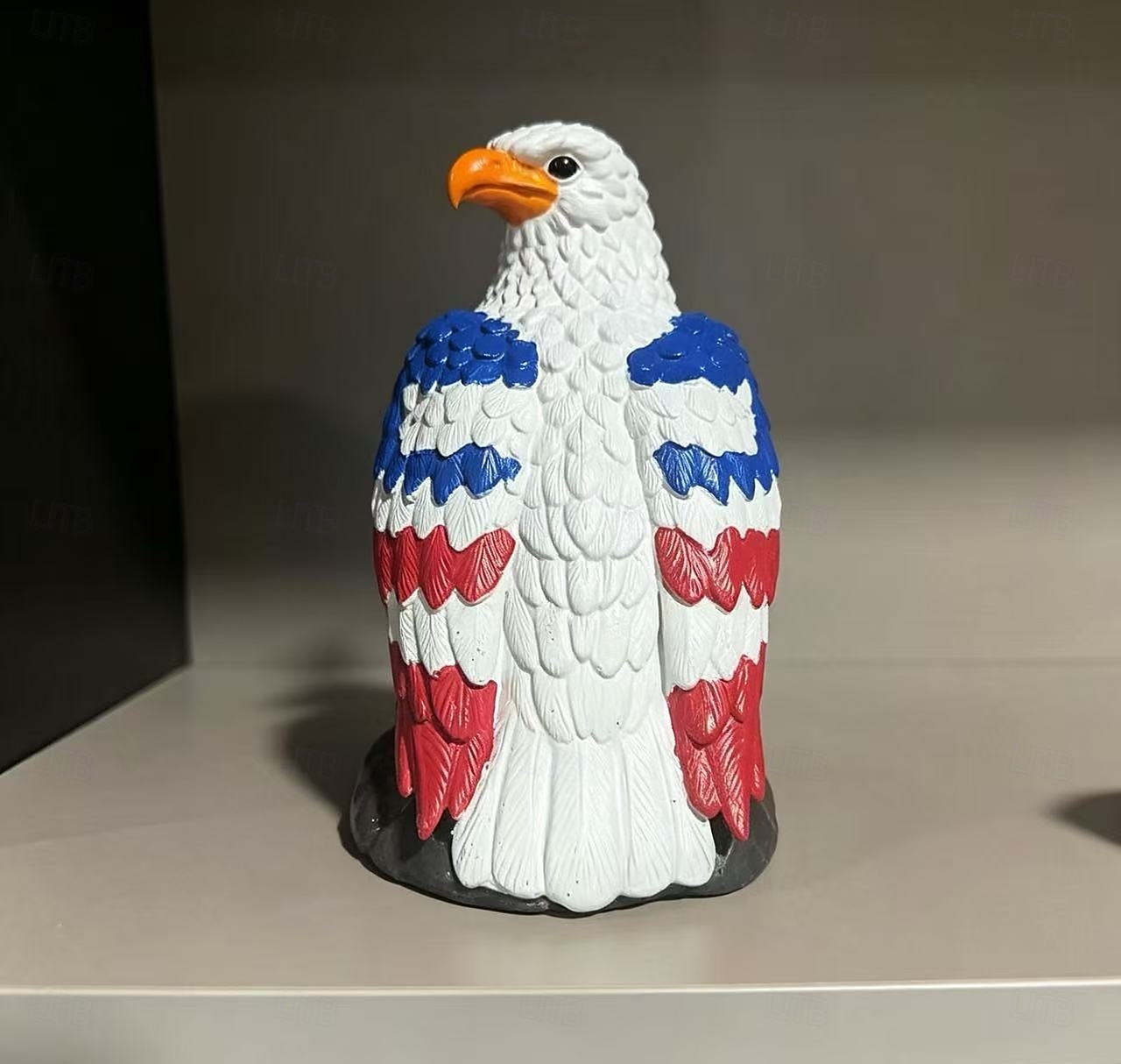 3D-kolmivärinen kotkan yövalo USB-käyttöinen pöytävalaisin, punainen sinivalkoinen hartsikotkan lampunvarjostin, plug-and-play-led-pöytävalaisin makuuhuoneeseen, olohuoneeseen, toimiston sisustukseen, 2026 - $33.99 –P6